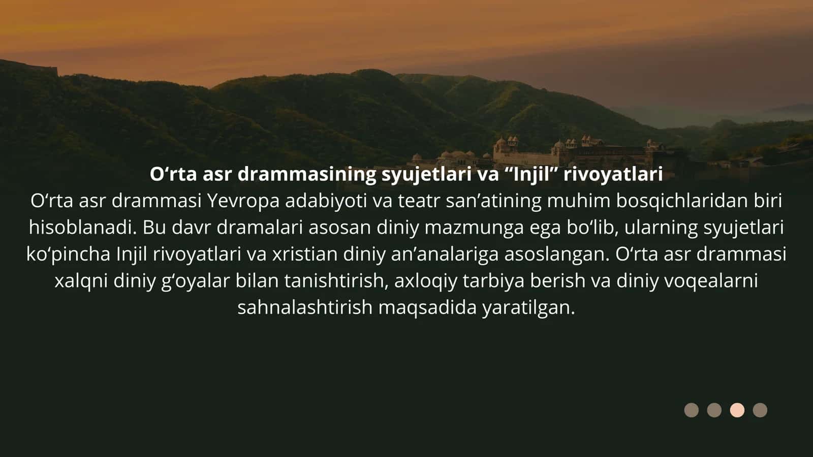 o'rta asr drammasining syujetlari va" Injil" rivoyatlari 3