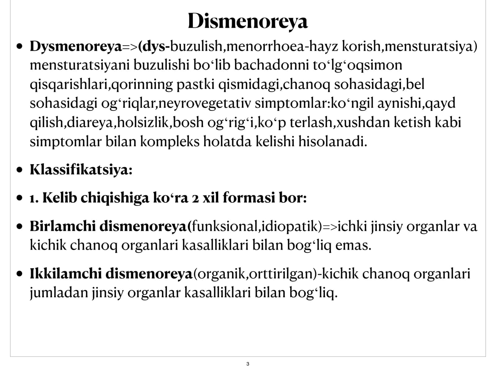 Dismenoreya 3