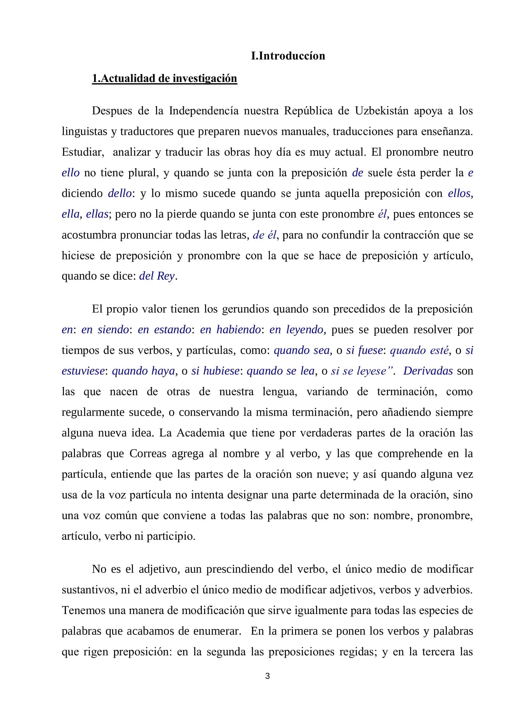 Preposiciones en español contemporáneo 3