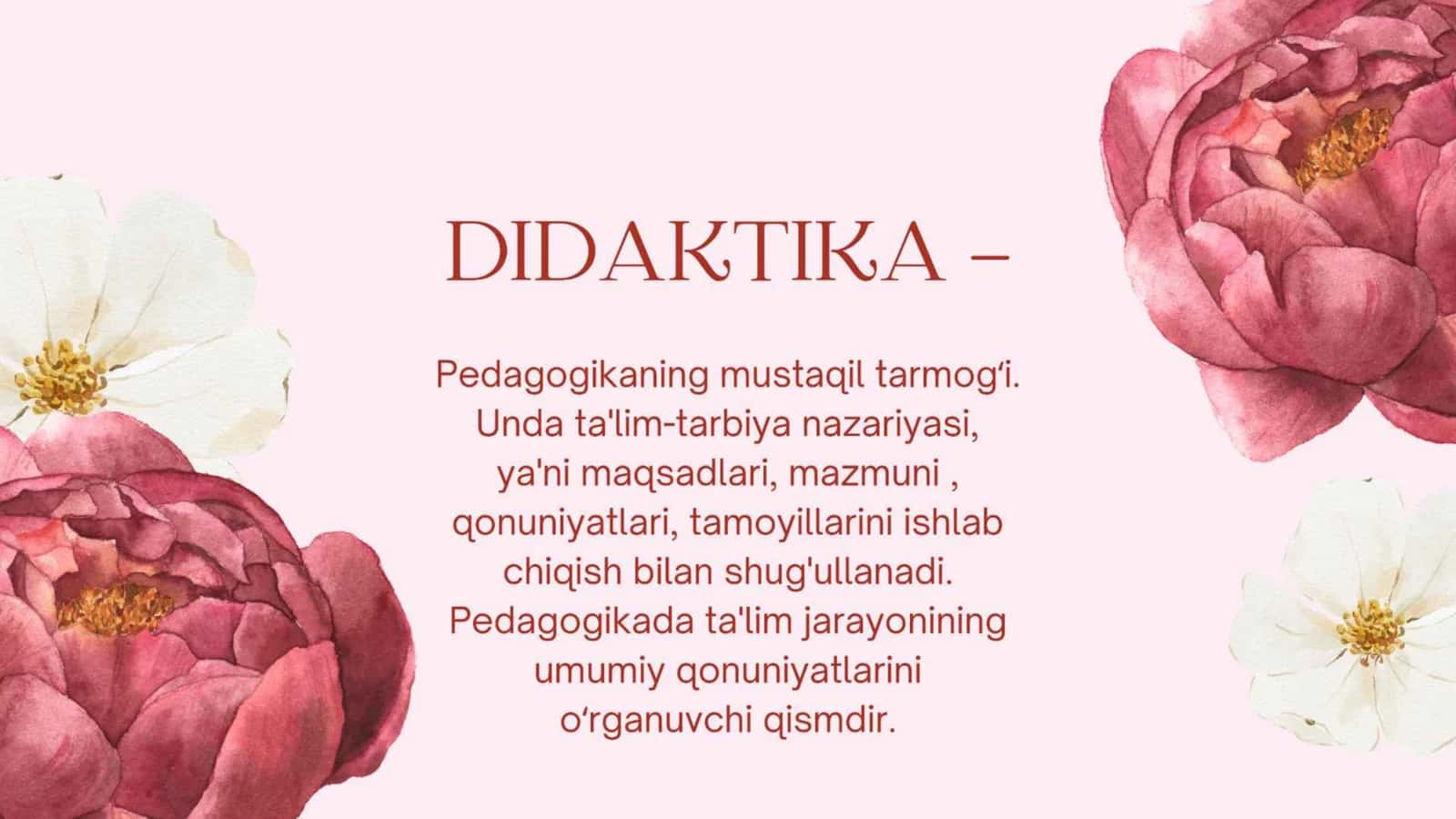 Didaktika ta'lim nazariyasi sifatida 3