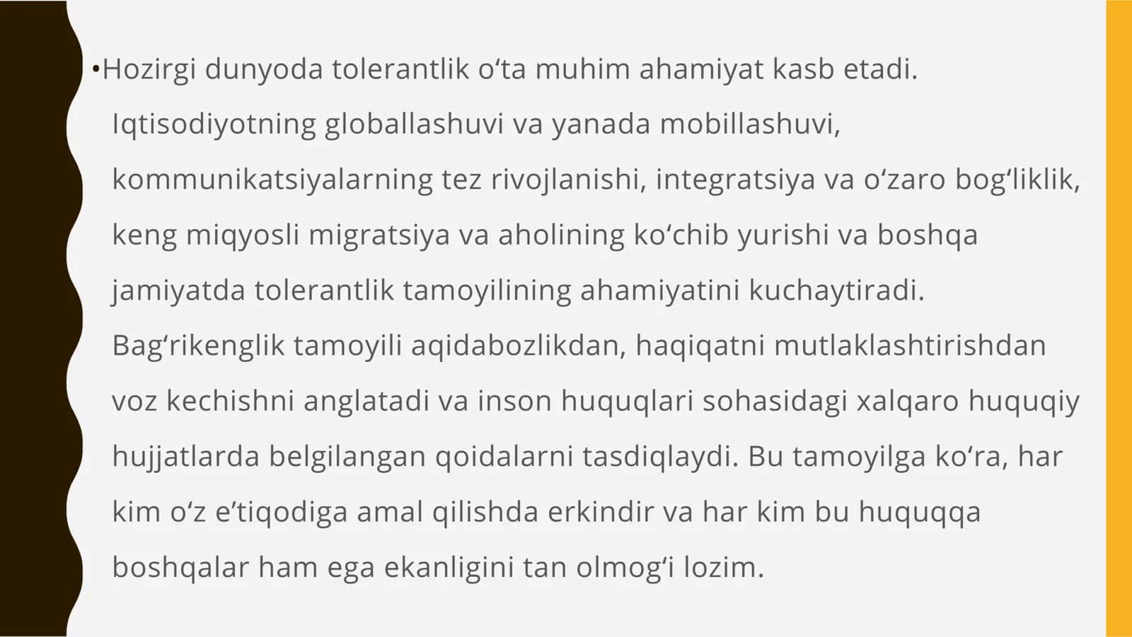 Tolerantlik tushunchasining mazmun mohiyatidagi ahamiyati 3