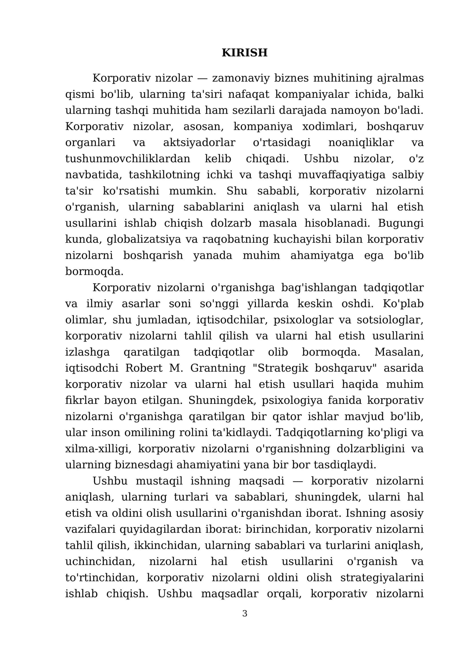 Korporativ nizolar 3