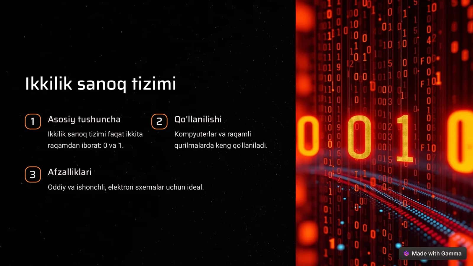 Axborot turlari. Sanoq sistemalari 3