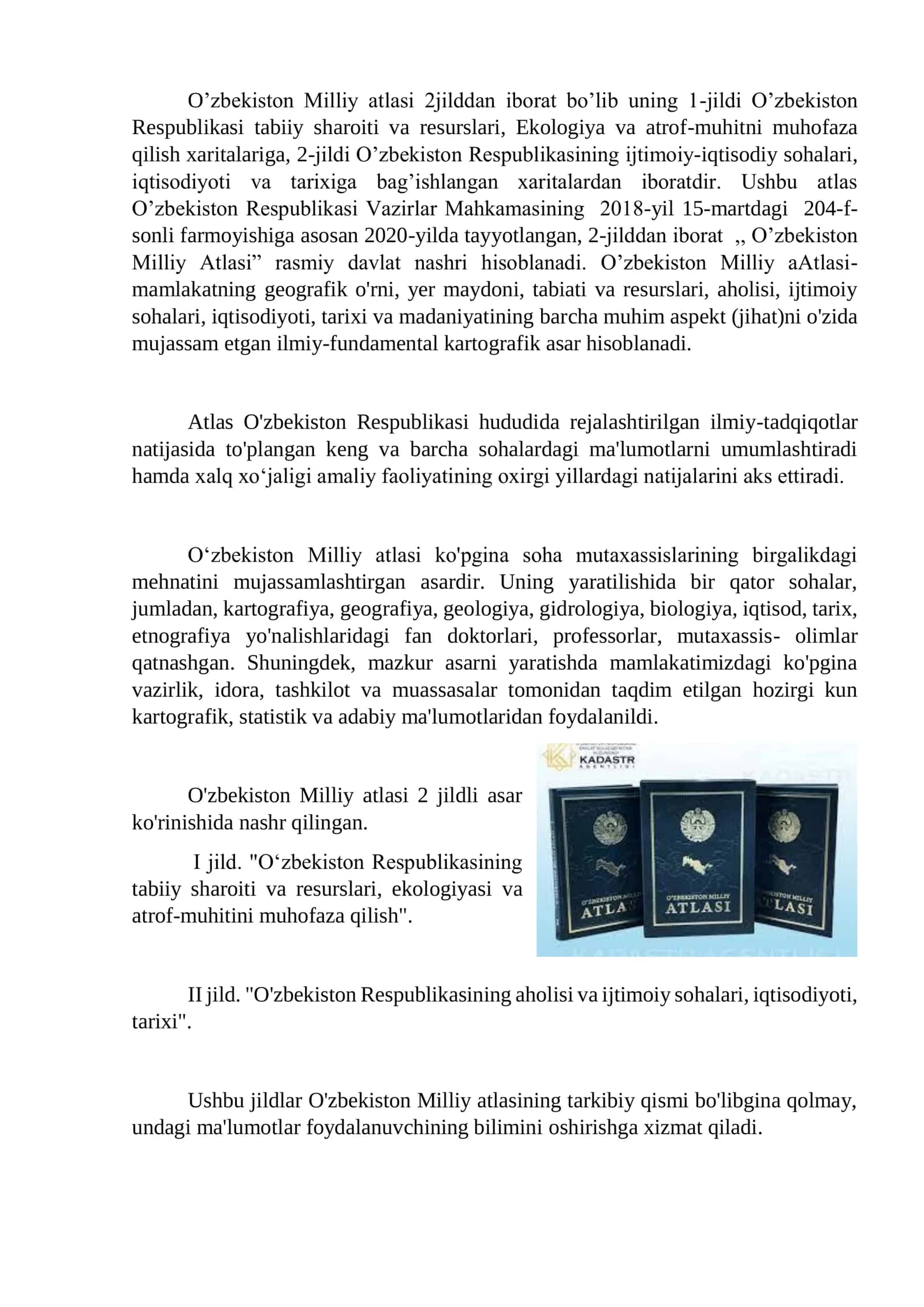 Geografik atlaslarni o'rganish va tahlil qilish 3