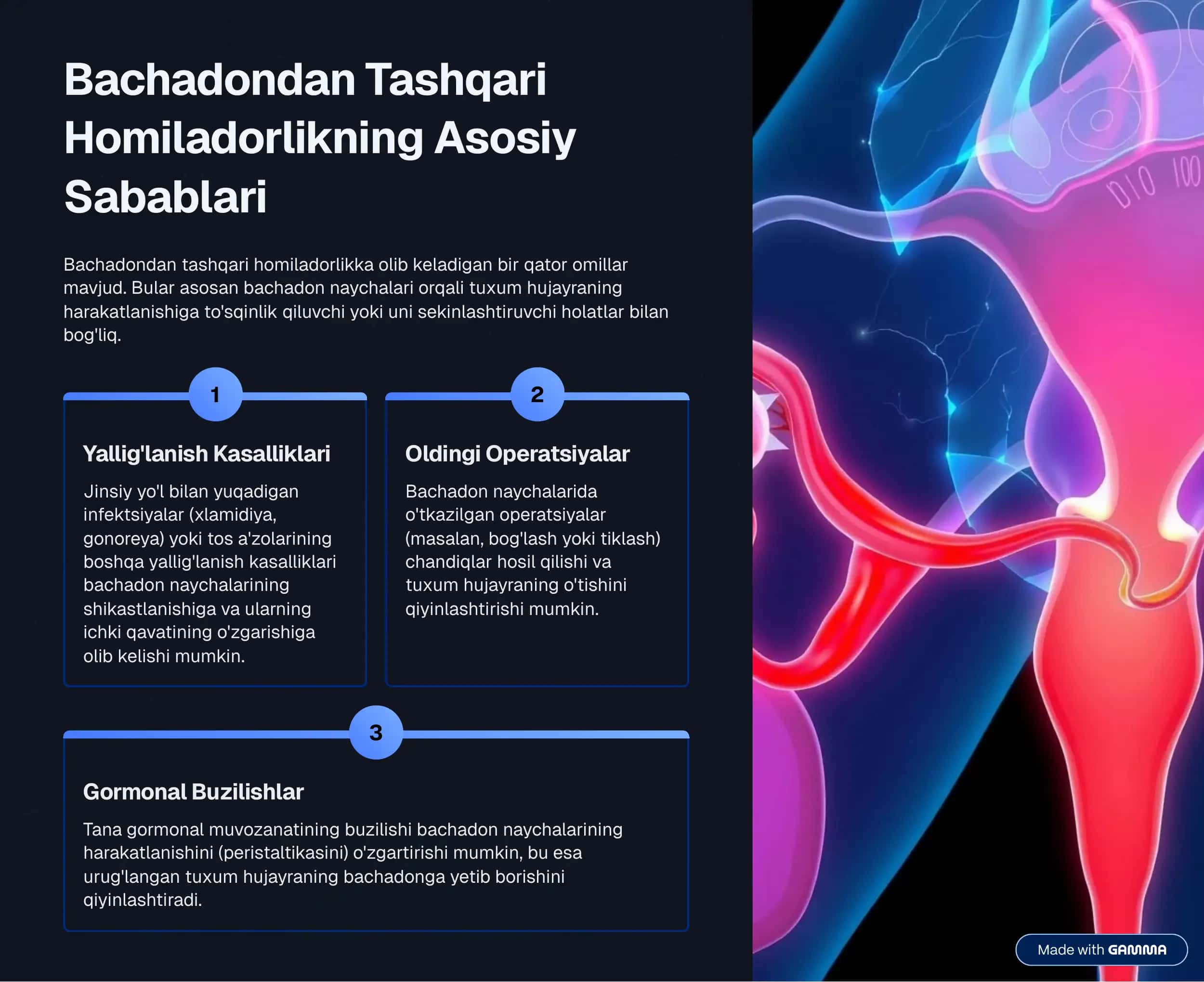 Bachadondan Tashqari Homiladorlik 3