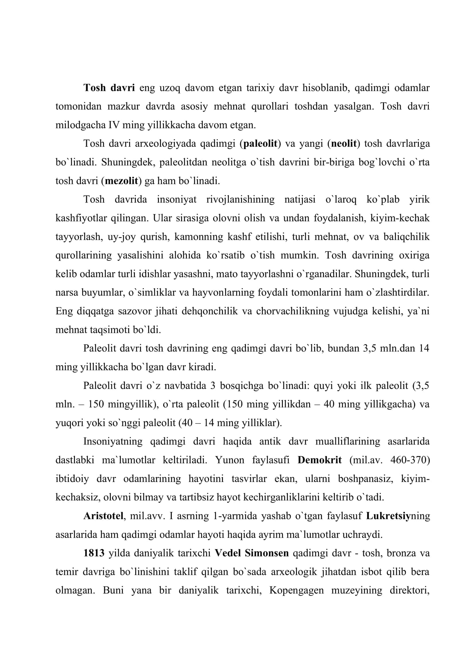 Paleolit davri arxeologiyasi 3