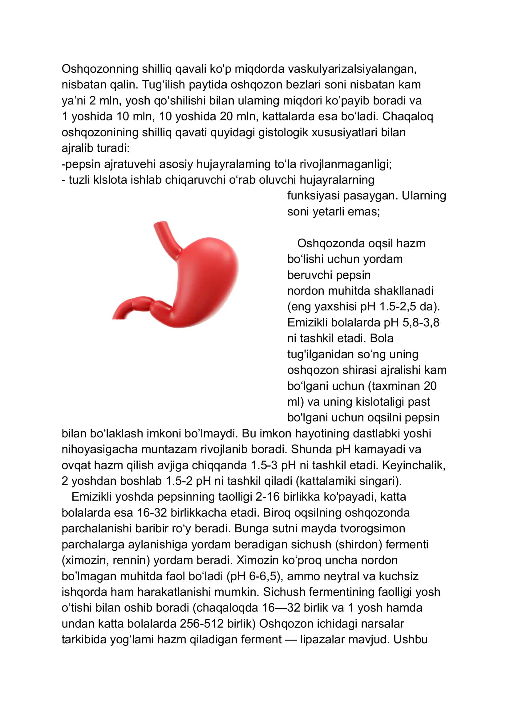 Bolalar va o'smirlarda ovqat hazm qilish 3