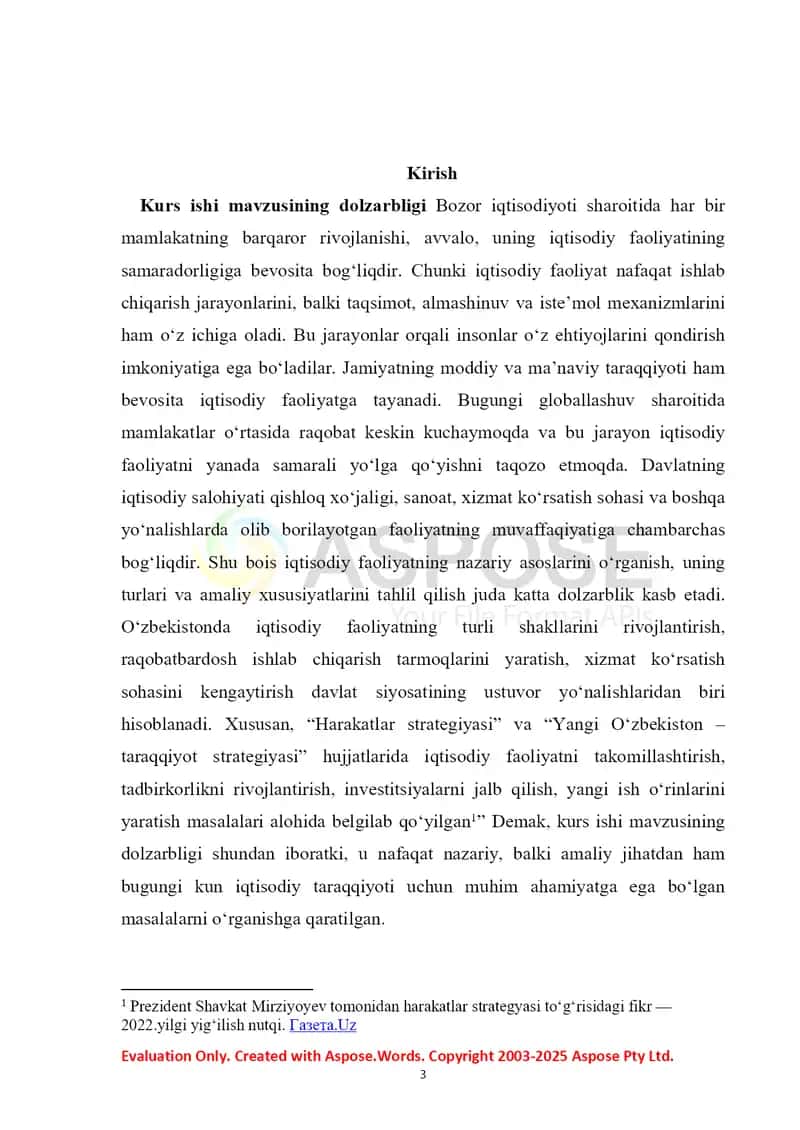Iqtisodiy faoliyat va uning turlari 3