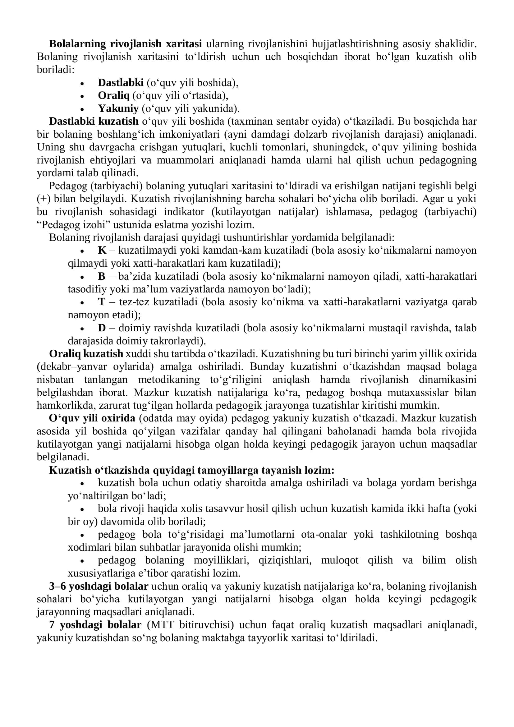3-4 yoshli Bolalarni rivojlanish xaritasi 3