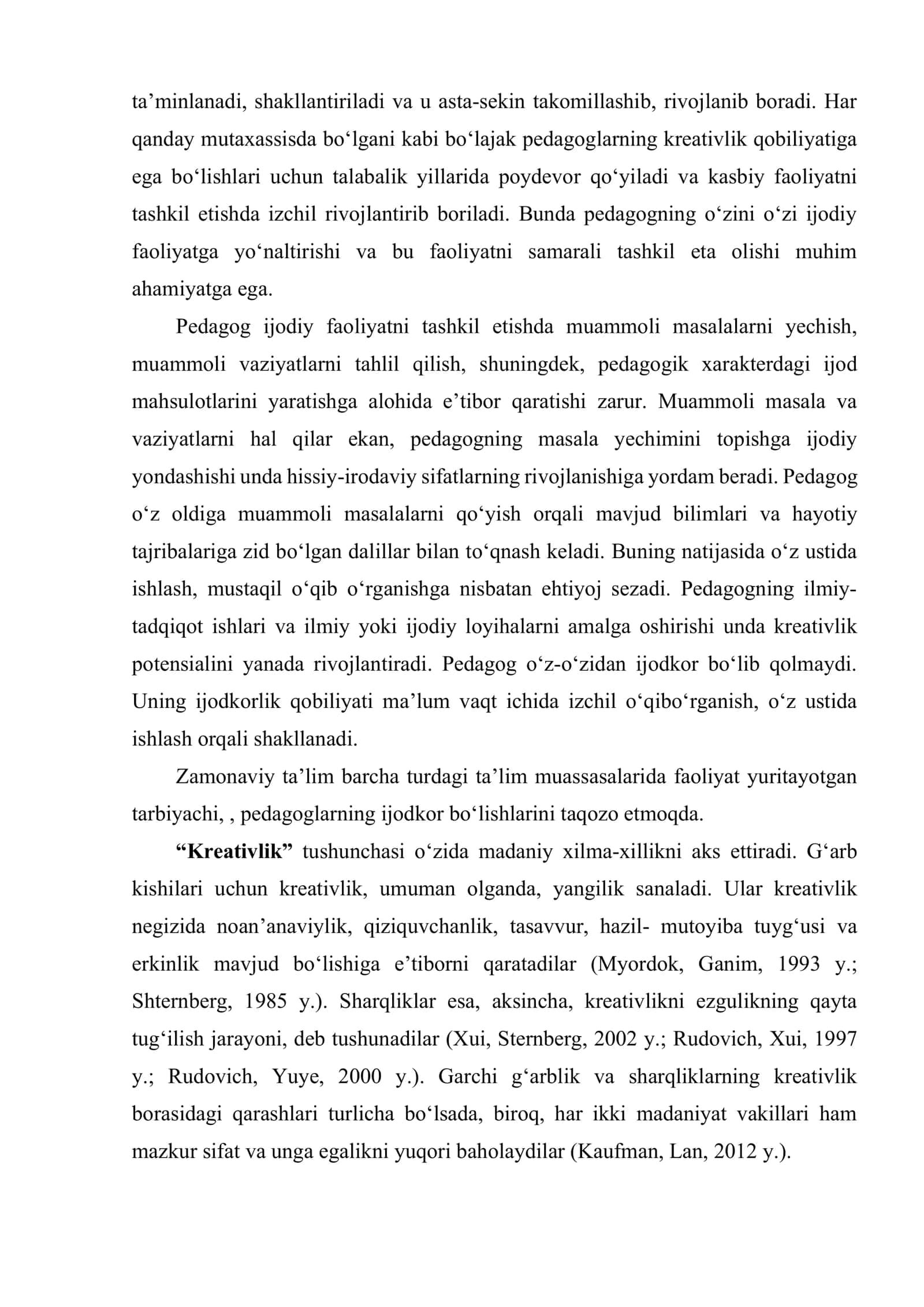 Tarbiyachi pedagogik faoliyatiga kreativ yondashuv 3
