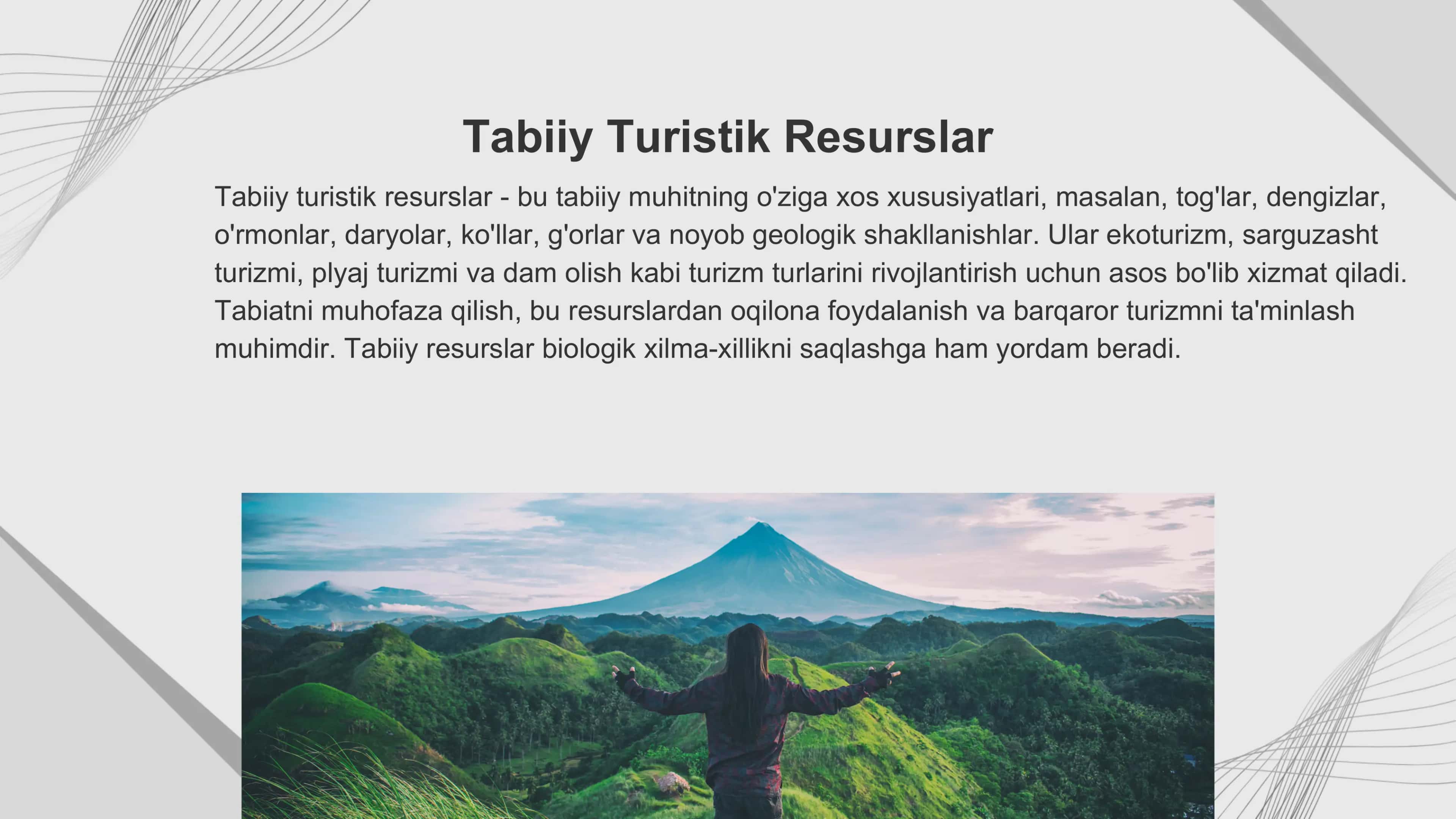 Turistik Resurslar: Turlari va Ahamiyati 3