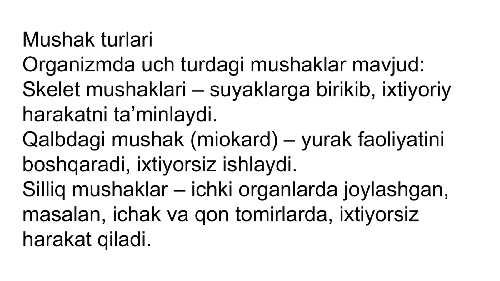 Mushaklar Fiziologiyasi 3