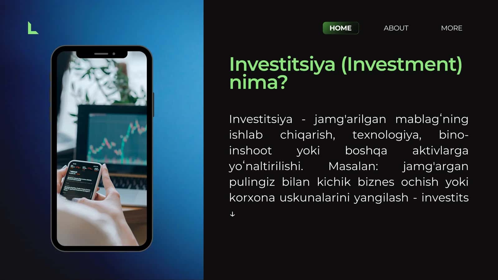 Investitsiya va jamg'arma o'rtasidagi bog'liqlik 3