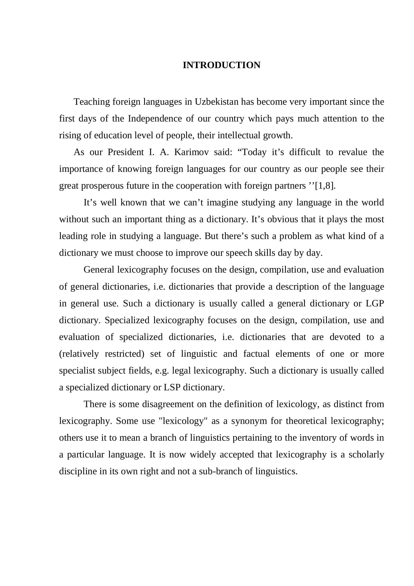 Lexicography as a science of dictionary-making 3