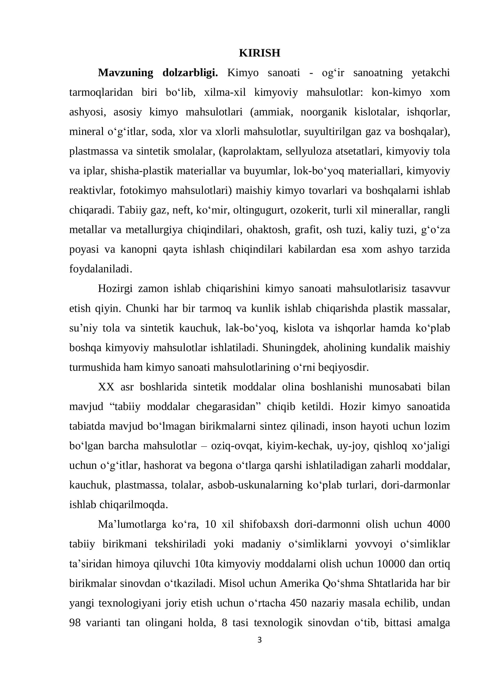 Kimyo Sanoati Mahsulotlari 3