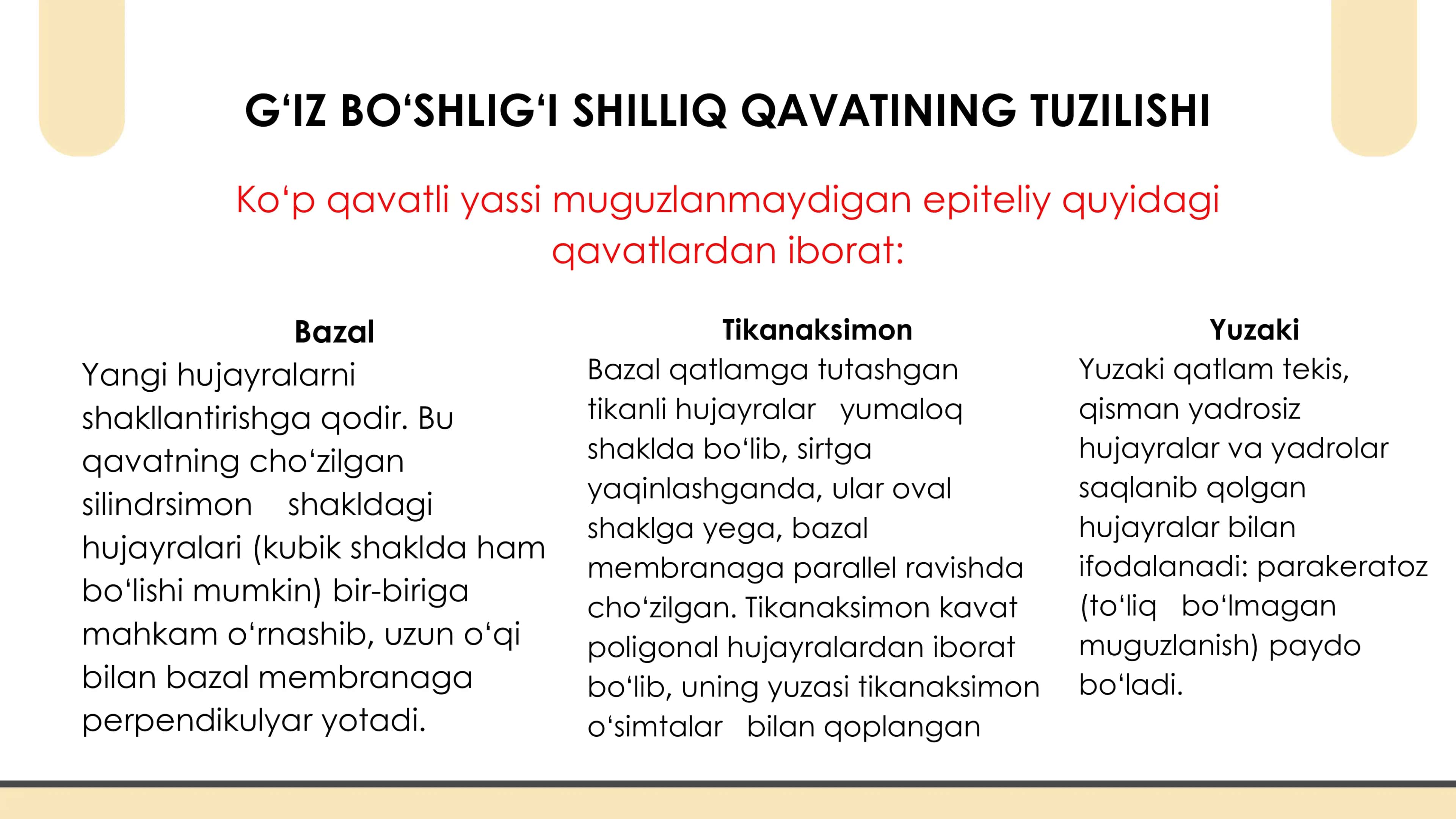 OG'IZ BO'SHLIG'I 3