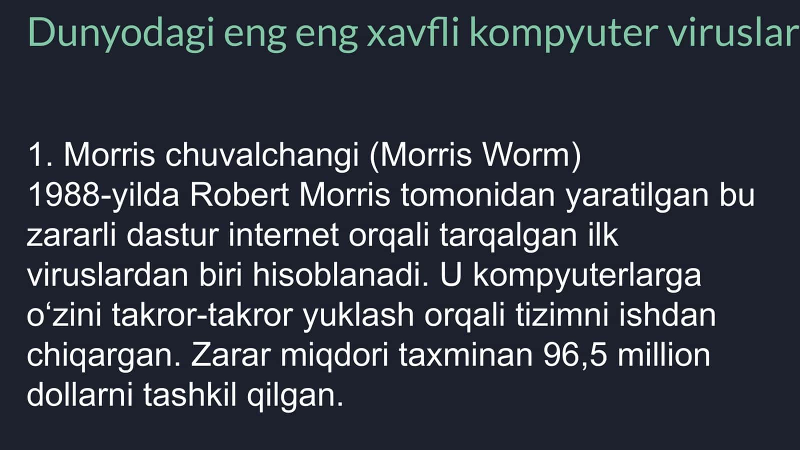Kompyuter viruslari 3