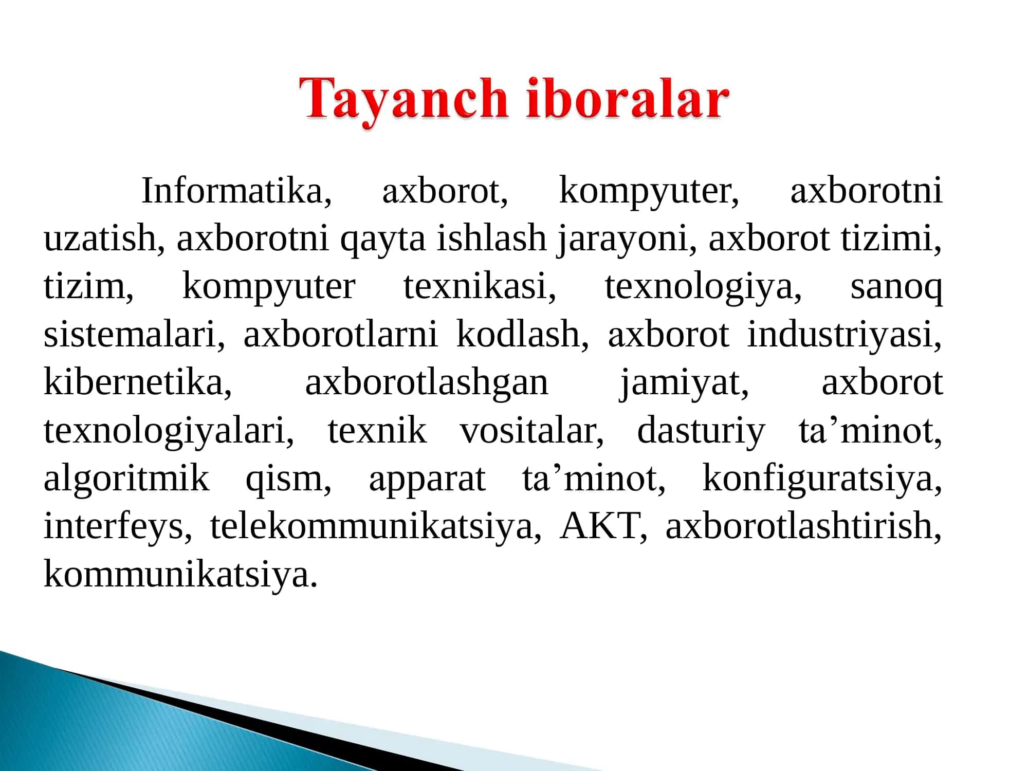 Axborot texnologiyalari 3