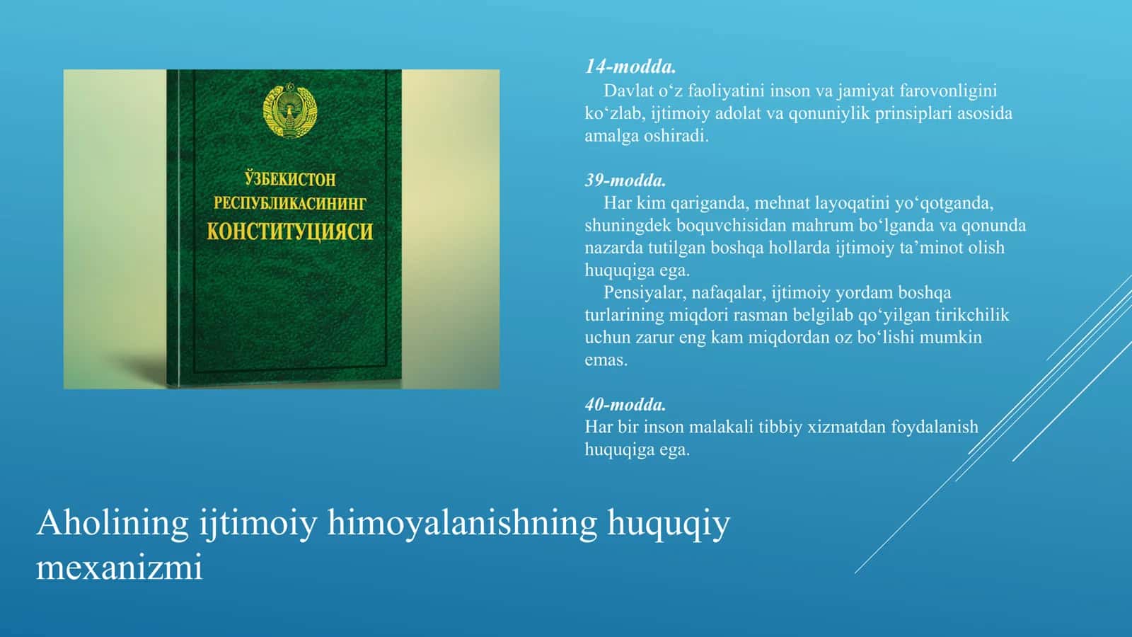 IJTIMOIY O’ZGARISHLAR 3