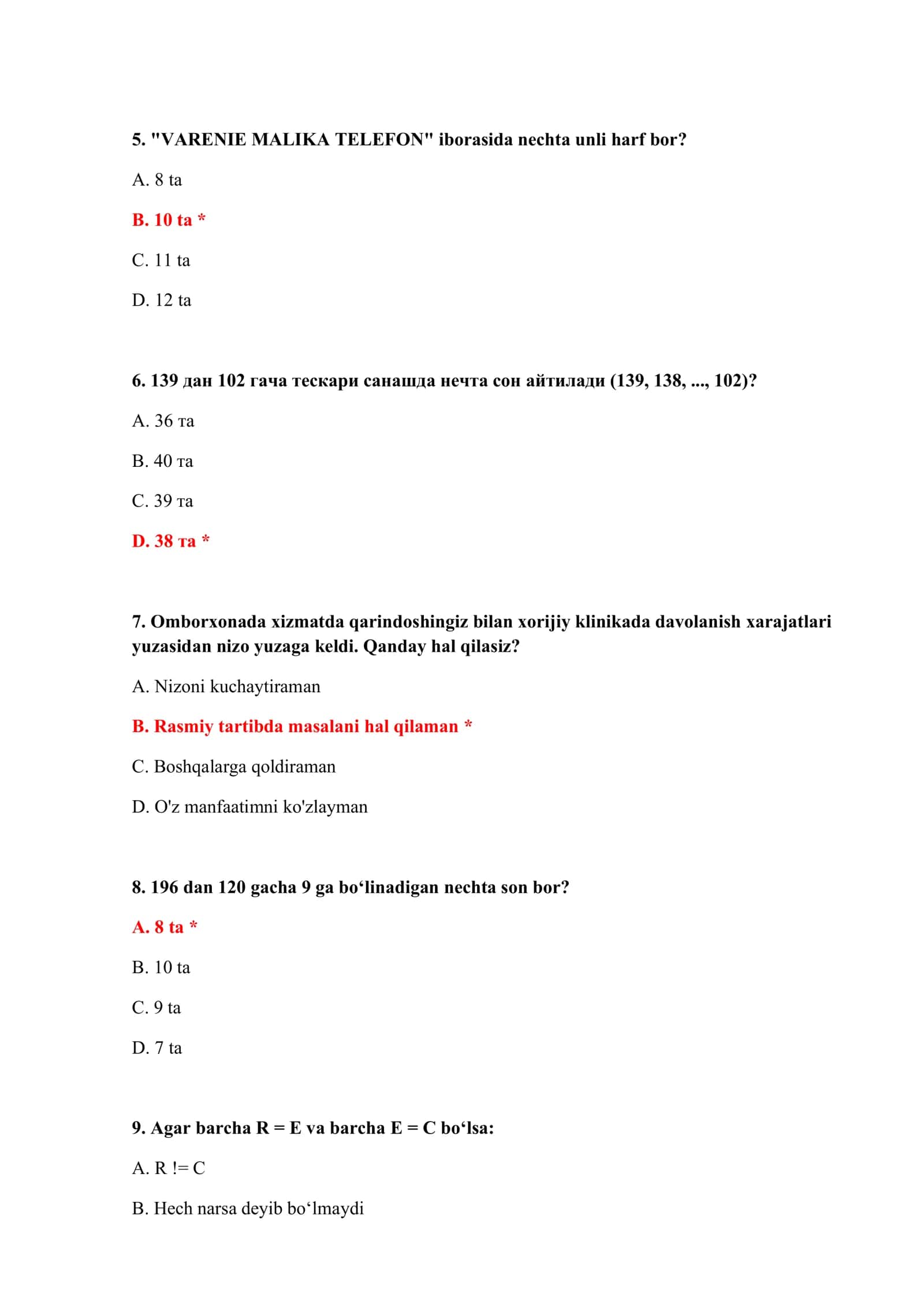 BOJXONA IQ TEST 500 TA 3