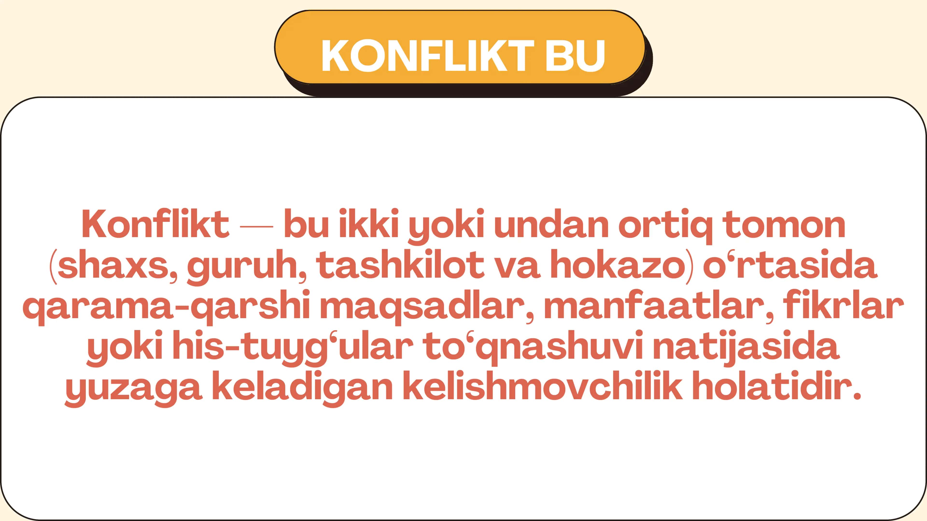 Konfliktlar 3
