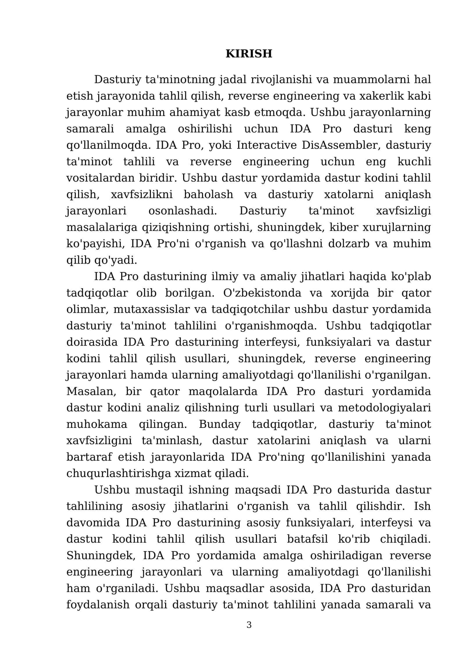 IDA Pro dasturida dastur tahlili 3