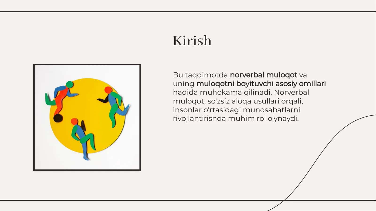 Norverbal Muloqot: Muloqotni Boyituvchi Asosiy Omillar 3