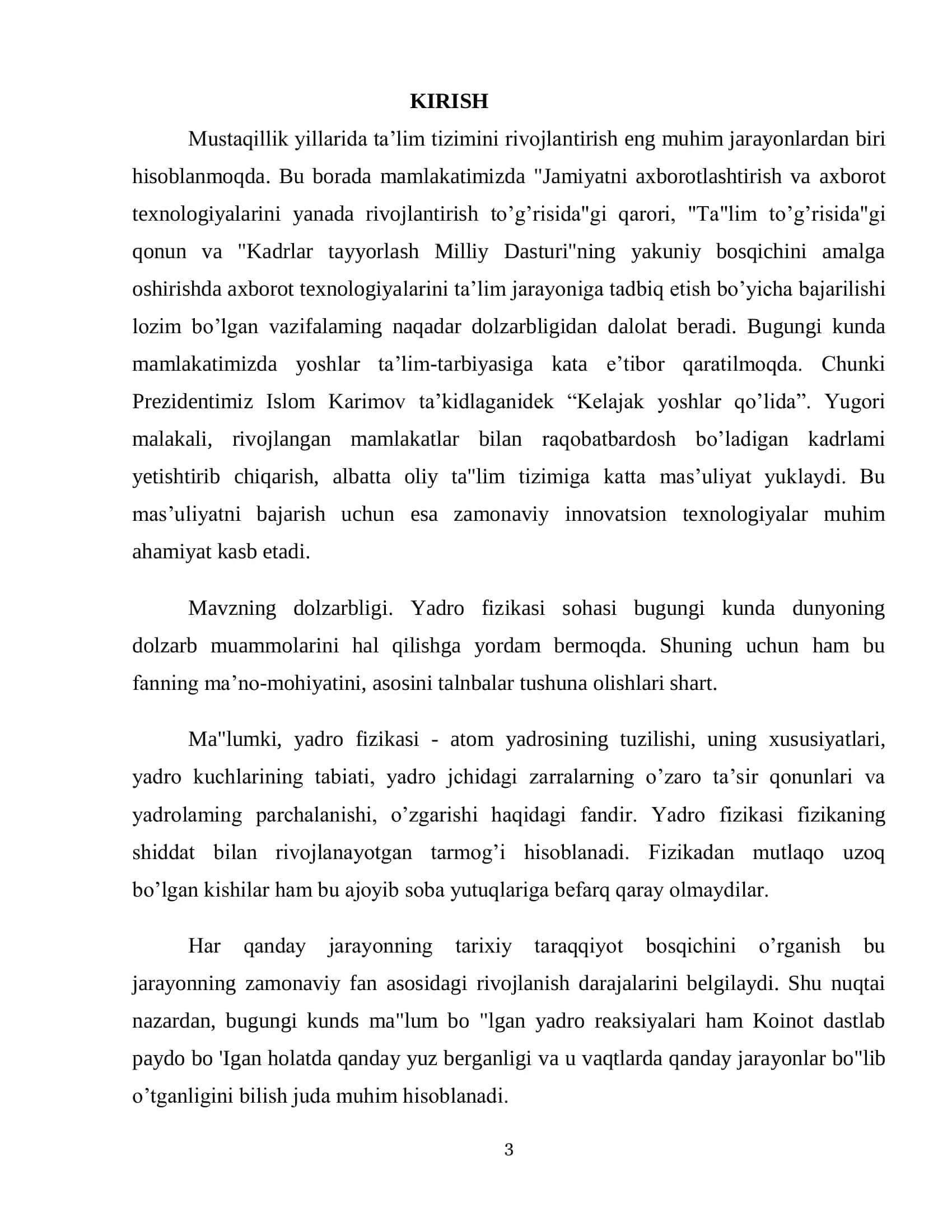 Yadro reaksiyalarining saqlanish qonunlari 3