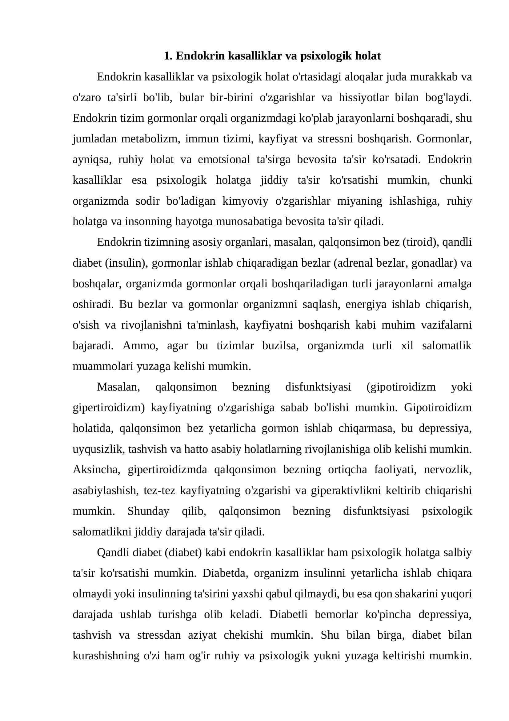Endokrinologik kasalliklarni davolashda psixologik omillar 3