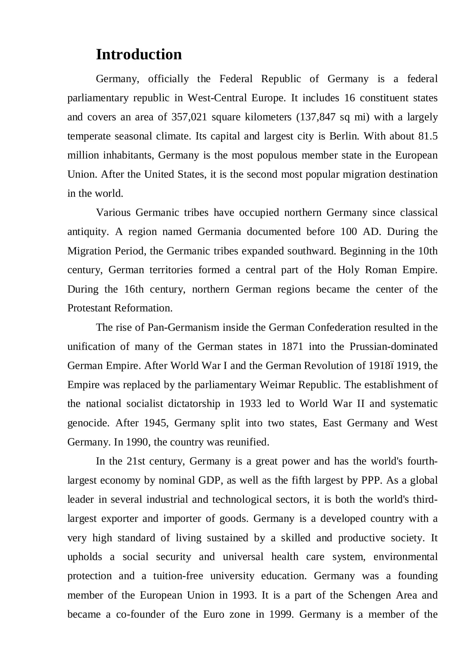SPECIFIC CHARACTERISTICS OF GERMANY BUDGET POLICY 3