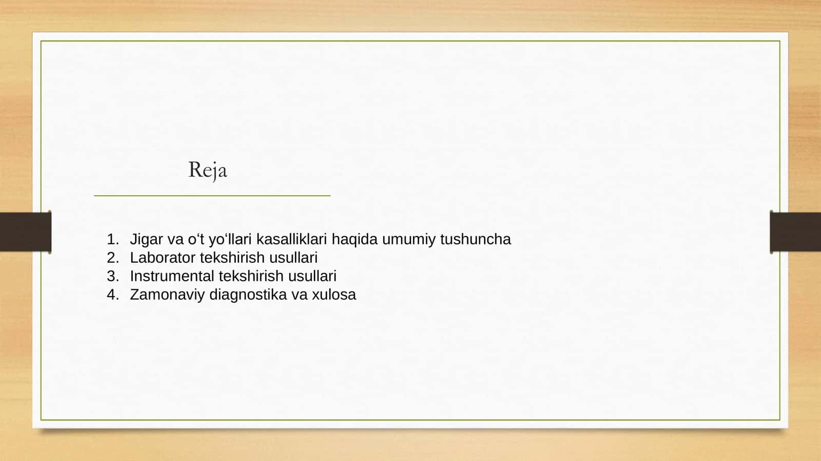 Jigar va o‘t yo‘llari kasalliklarida tekshirish usullari 3