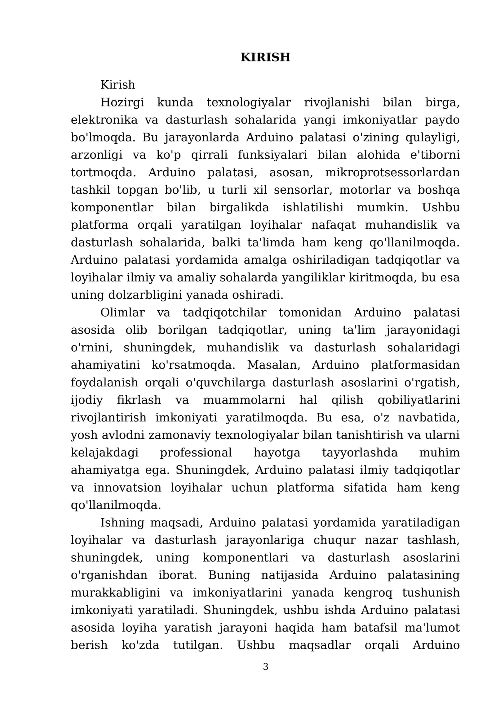 Arduino palatasidan goydalanish 3