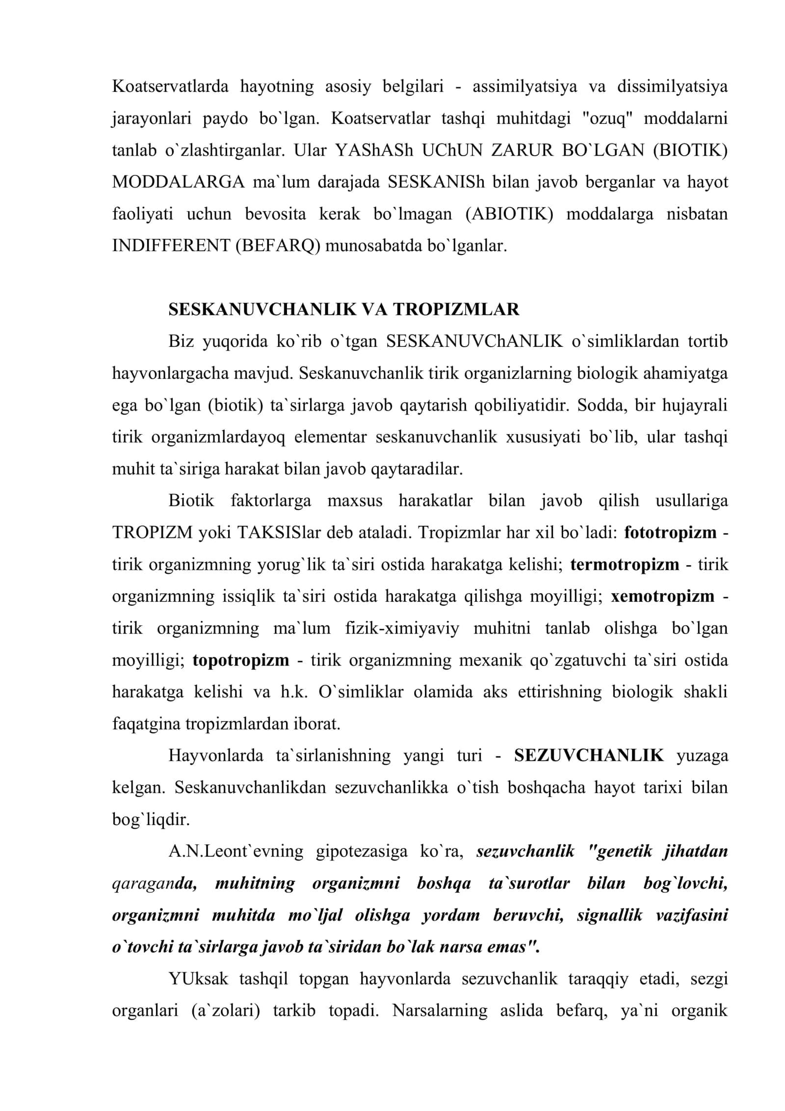 Psixika va ongning evolyutsion taraqqiyoti 3