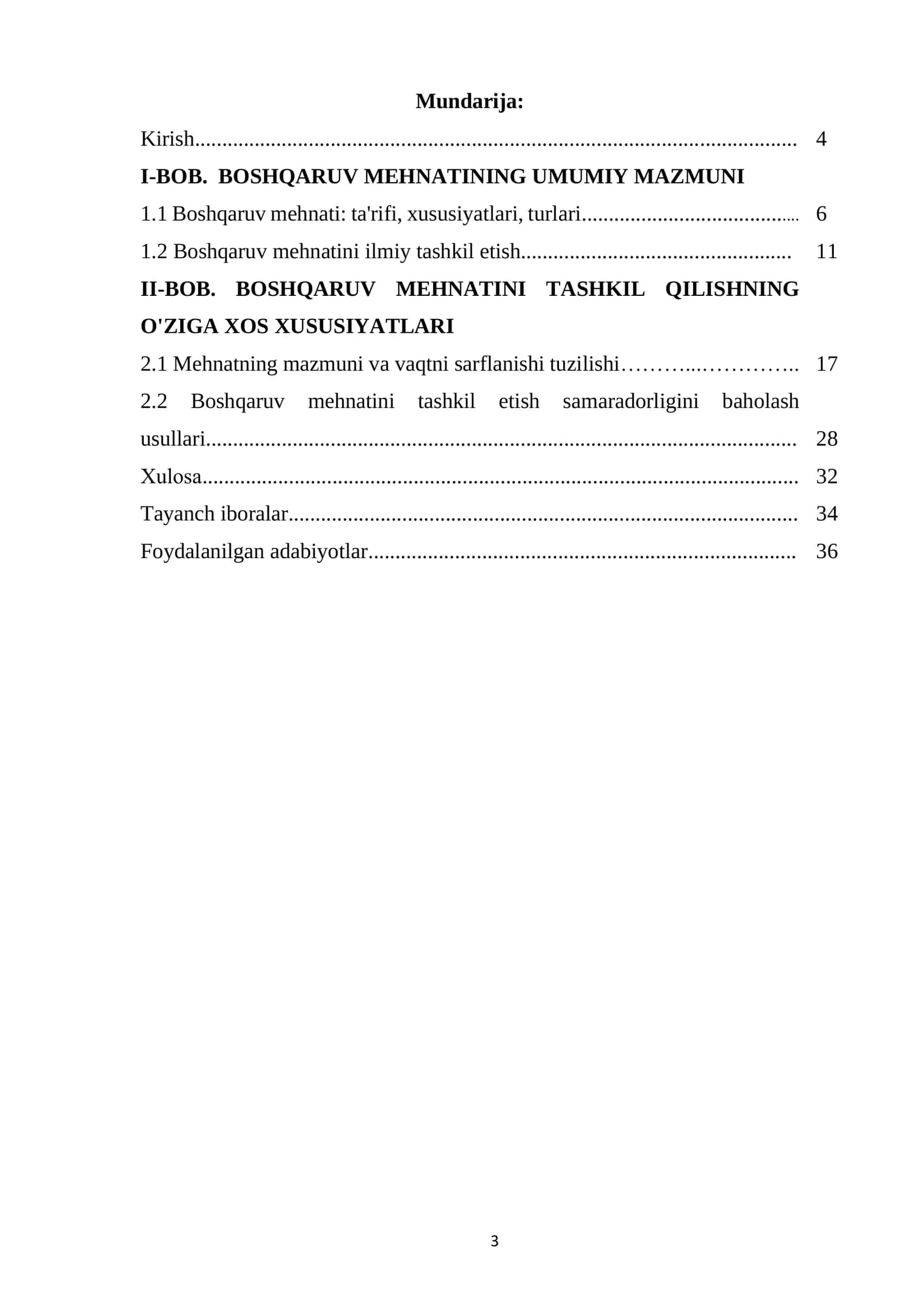 Boshqaruv mehnatini tashkil etish 3
