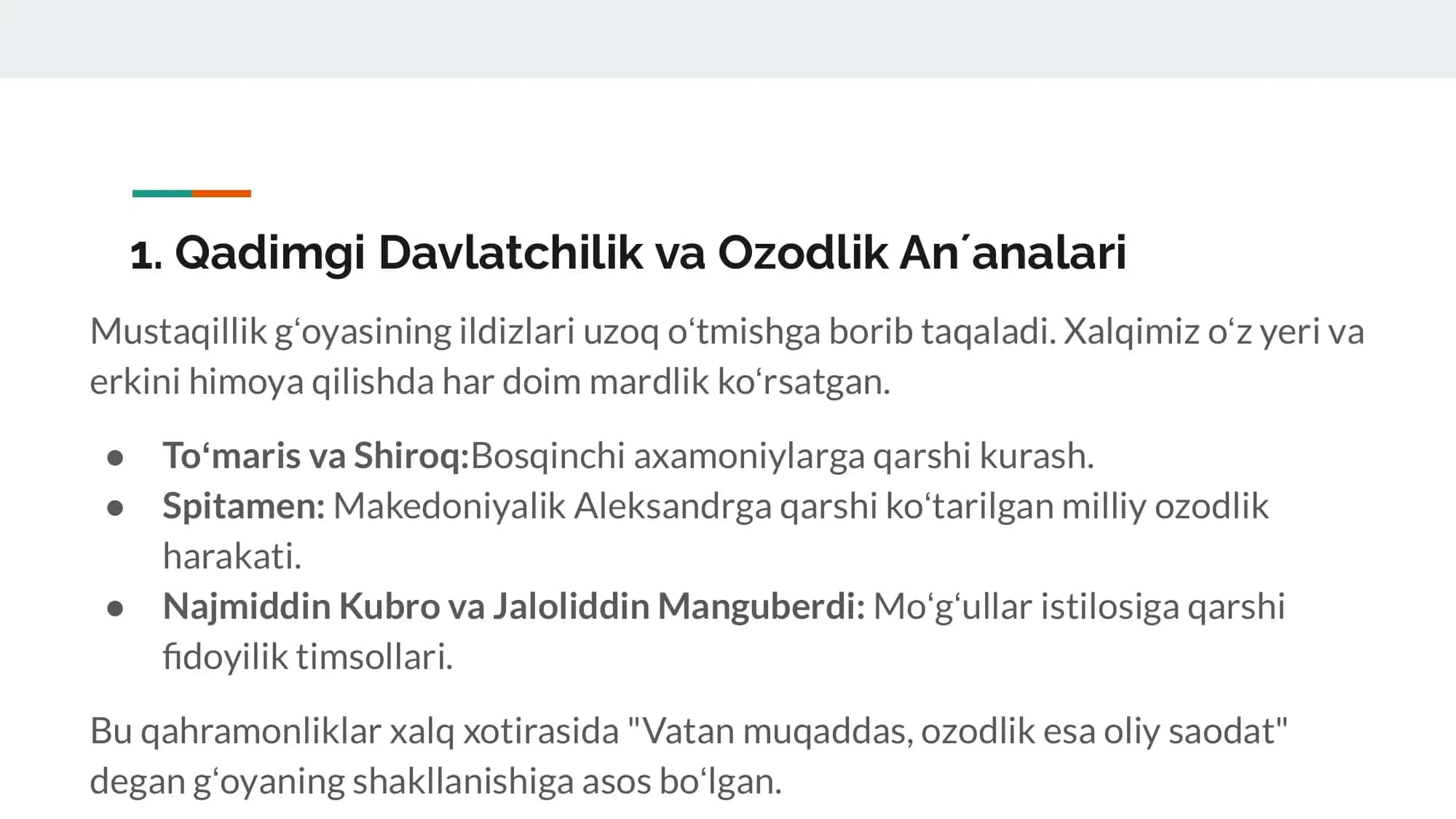 Oʻzbekistonda mustaqillik gʻoyalarining tarixiy asoslari 3