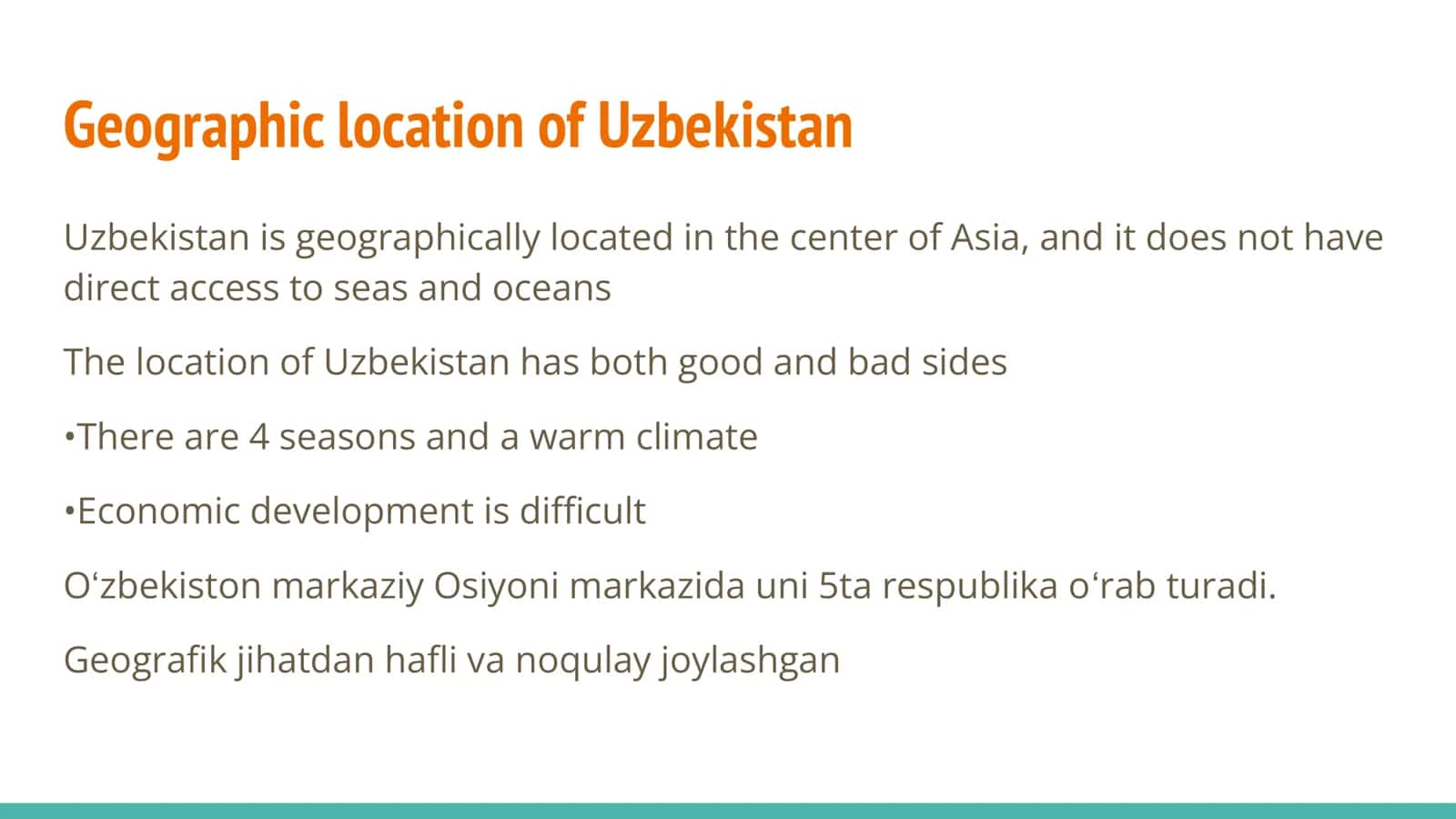 WEATHER OF UZBEKISTAN 3