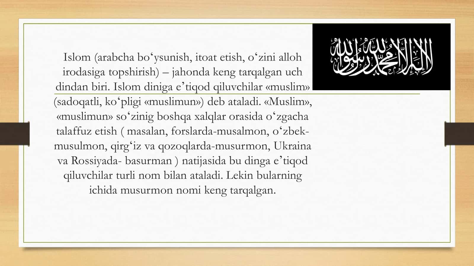 IX-XII Asrda Musulmon Uygʻonish Davri 3