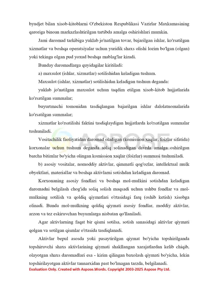Yuridik shaxslardan olinadigan foyda solig’i 3