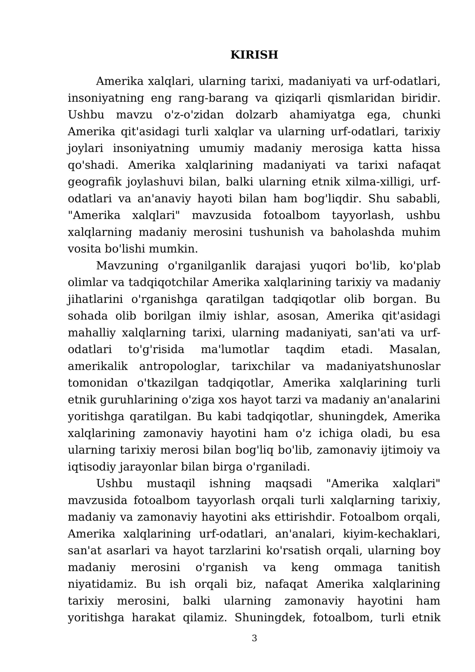 "Amerika xalqlari" mavzulariga fotoalbom tayyorlash 3