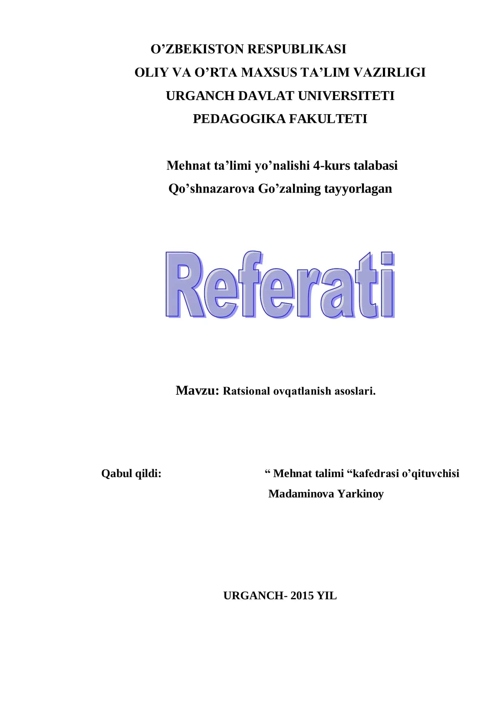 Ratsiоnal оvqatlanish asоslari 3