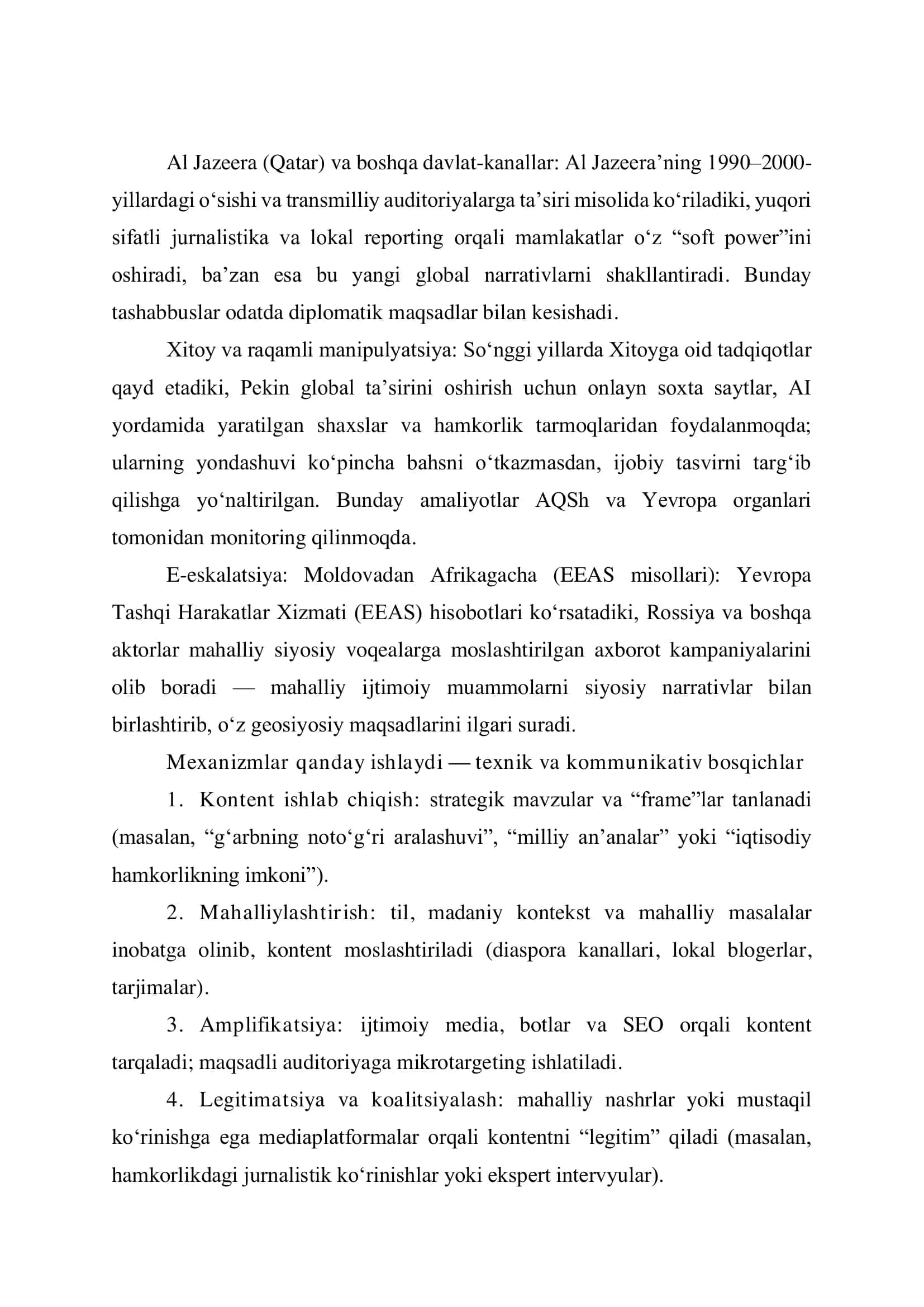 XORIJIY OAVNING TRANSMILLIY AXBOROT MAYDONIDAGI GEOSIYOSIY ROLI 3