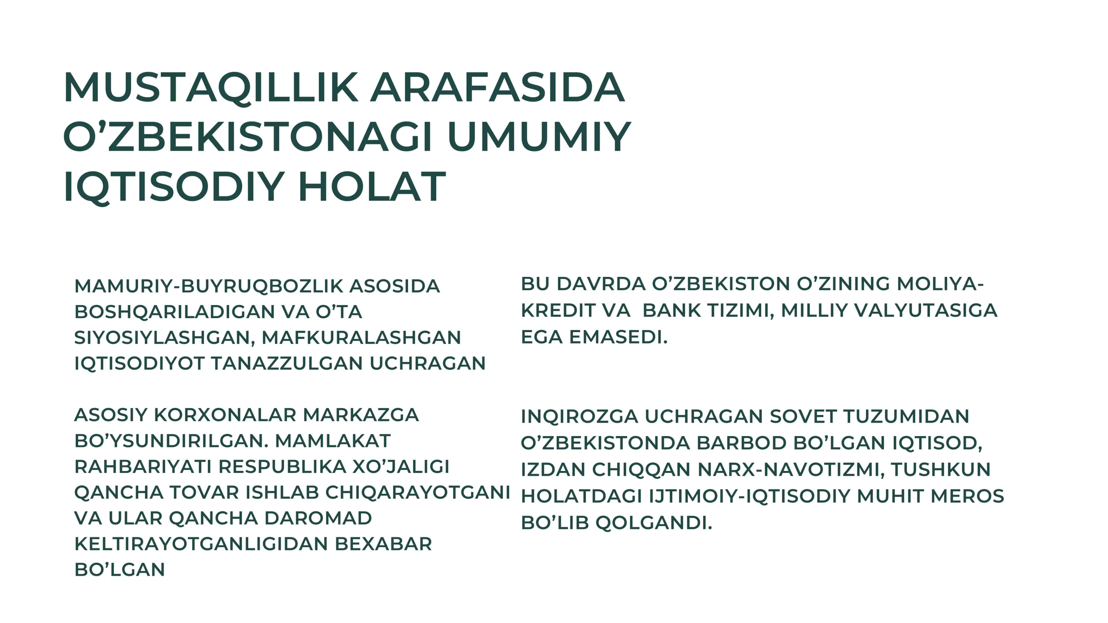 IQTISODIY ISLOHOTLAR 3