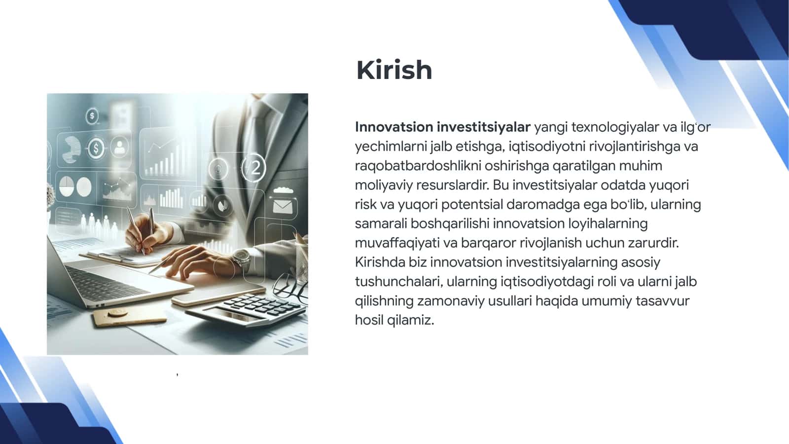 Innovatsion investitsiyalar 3