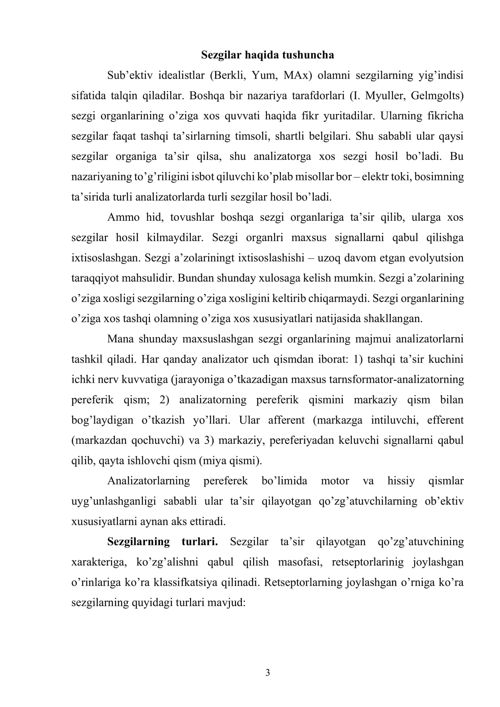 Inson tanasining kinestatik sezgisi 3