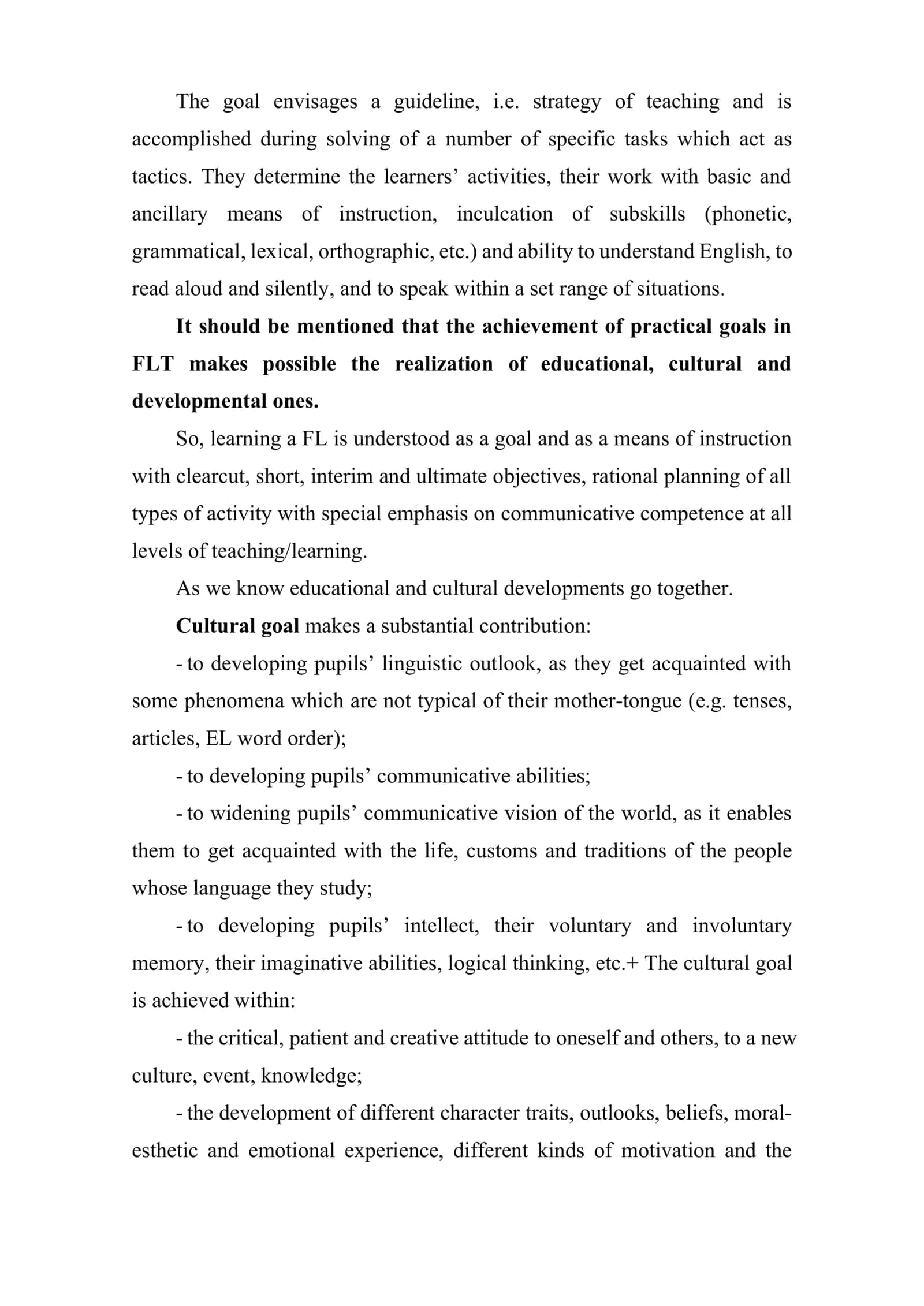 Aims of teaching foreign languages 3