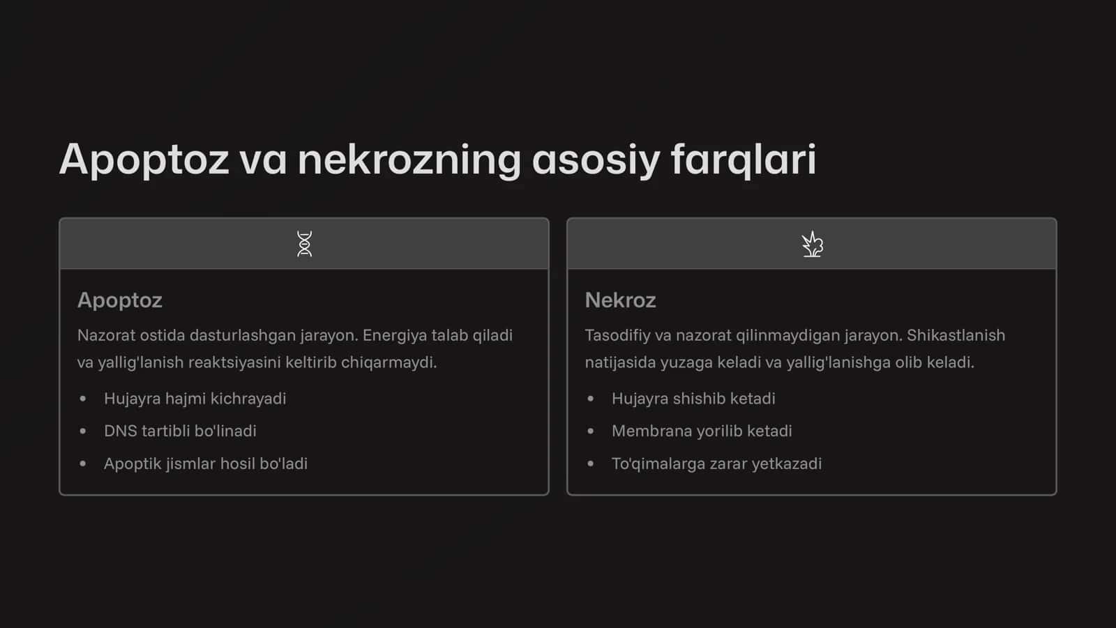 Xujayra apoptozi. 3