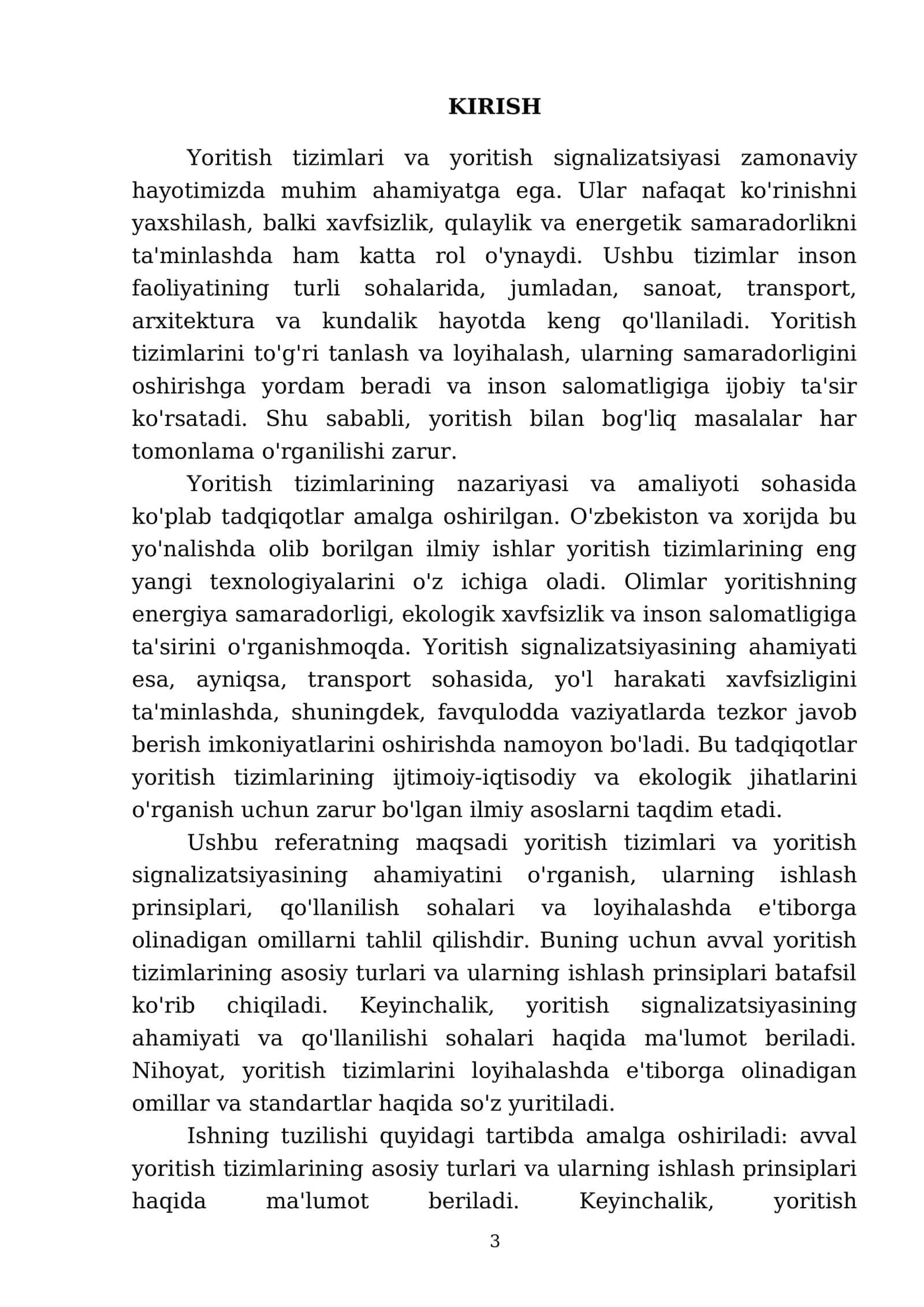 Yoritish tizmimi va yoritish signalizatsiyasi 3