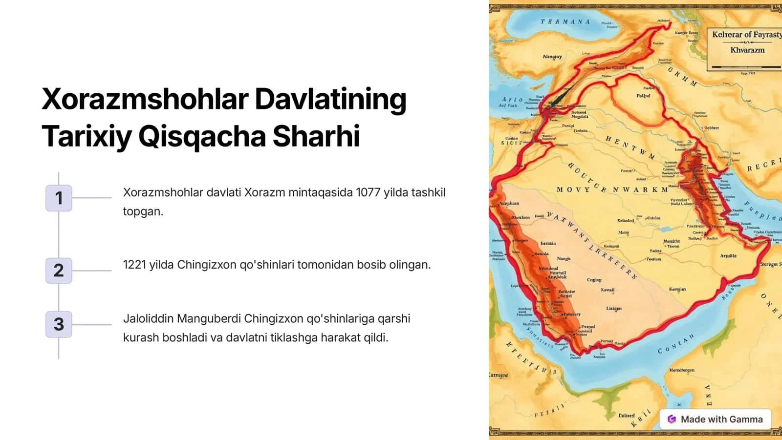 Xorazmshohlar Davlatining Tiklanishi 3
