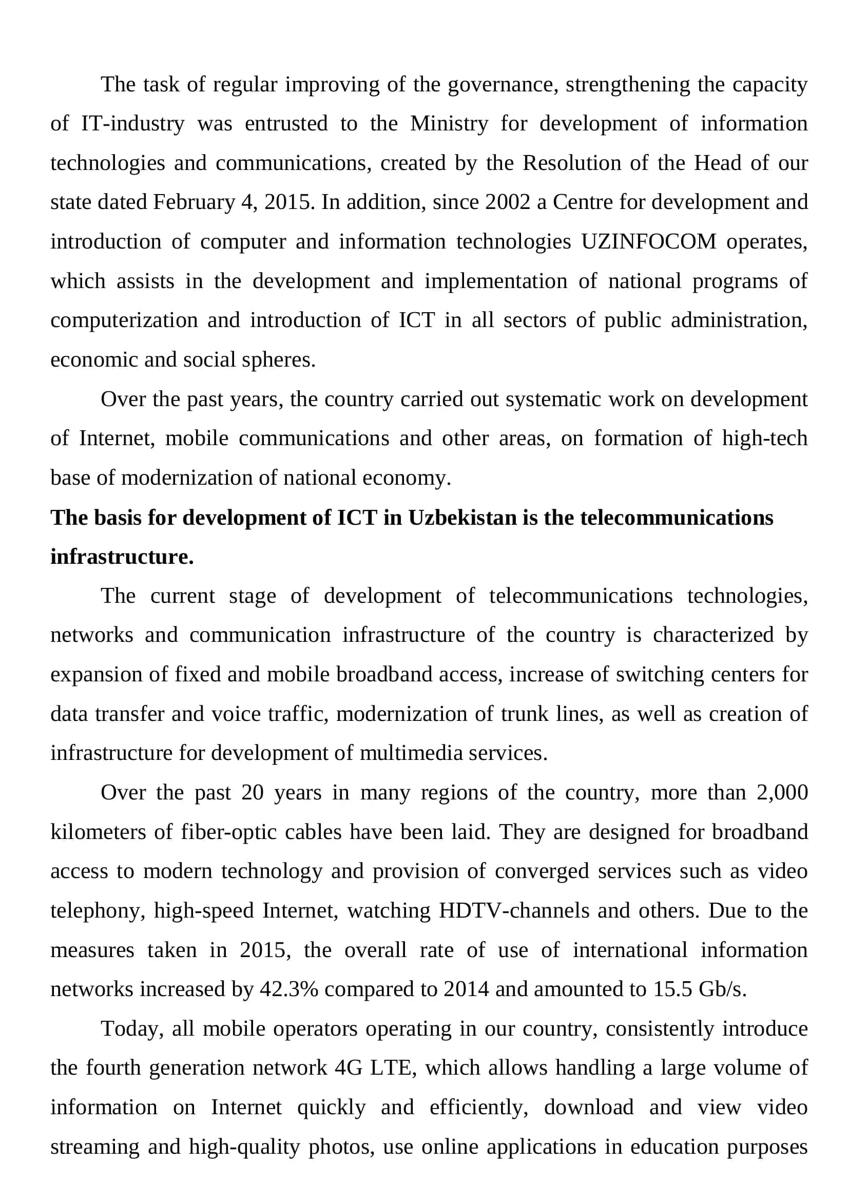 INFORMATION TECHNOLOGIES IN UZBEKISTAN 3