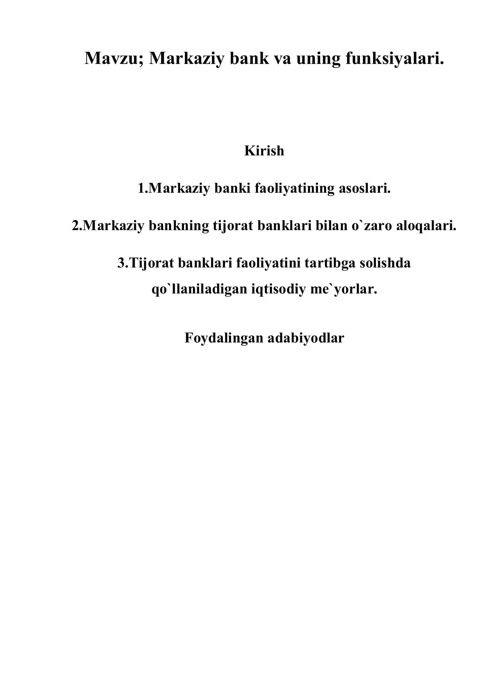 Markaziy bank va uning funksiyalari 3